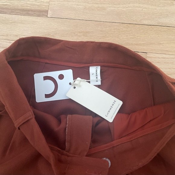 NWT Commense brick red straight leg pants - Picture 8 of 10